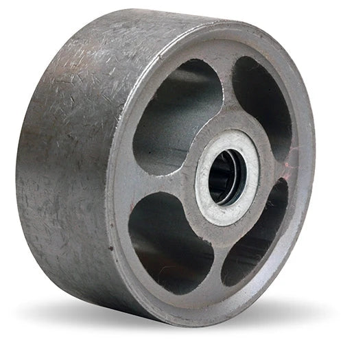 Hamilton Sintered Iron Metal Wheel 3-inch Diameter - W-312-M-1/2 with 1/2" Straight Roller Bearing for Industrial Use Hamilton