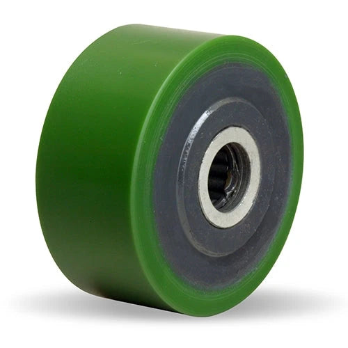 W-315-D-3/4 Caster Wheel - Hamilton Duralast Polyurethane (95A) on Cast Iron, 3 1/4" Diameter x 1 1/2" Wide, 475 lbs Load Capacity, 1 5/8" Hub Length, 3/4" Roller Bearing Hamilton