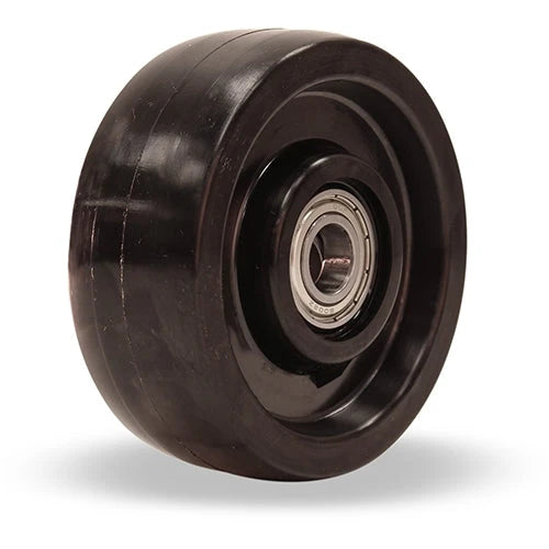 Hamilton Duratherm High-Heat Wheel - 3" Diameter, 1.5" Width, 575°F Rated, 560 lbs Capacity, 1.75" Hub, 3/8" Stainless Precision BB Hamilton