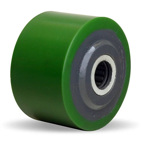 W-320-D-5/8 Hamilton Duralast Polyurethane Wheel 3.25" Dia x 2" W - 575 lbs Load, 2.25" Hub, 5/8" Roller Bearing Hamilton