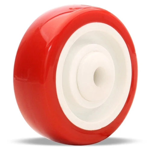Hamilton 3.5" Poly-Tech Polyurethane (95A) Wheel - 250 lbs Capacity, 1.25" Width, 1.5" Hub, 1/2" Delrin Bearing - Durable & Efficient for E-commerce Hamilton