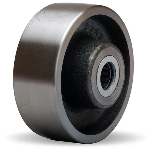 Hamilton Forged Steel Wheel, 4-inch Diameter, 2-inch Width, 2.5-inch Hub Length, 1/2-inch High Heat Precision Ball Bearing, 550 lbs. Load Capacity at 550°F, Rated up to 750°F Hamilton