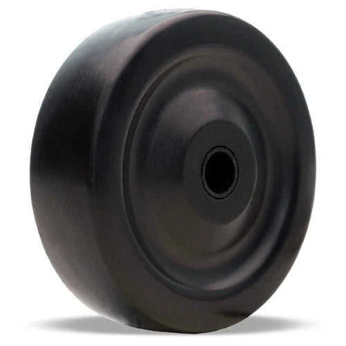 Hamilton Ebonite Hard Rubber Wheel 4" x 1 1/4" with 1/2" Oilless Bearing - 250 lbs. Load Capacity Hamilton