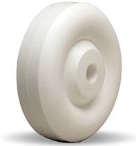 Hamilton 4" AqualitePolyolefin Wheel - 300 lbs. Capacity - 1/2" Bore - 1 3/8" Wide - 1 1/2" Hub Length Hamilton