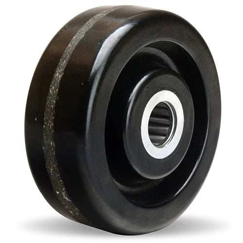 Hamilton Plastex Phenolic Wheel 4" x 1.5" W-415-P-1/2 - Durable & Wear-Resistant with 1/2" Straight Roller Bearing for Industrial Use Hamilton