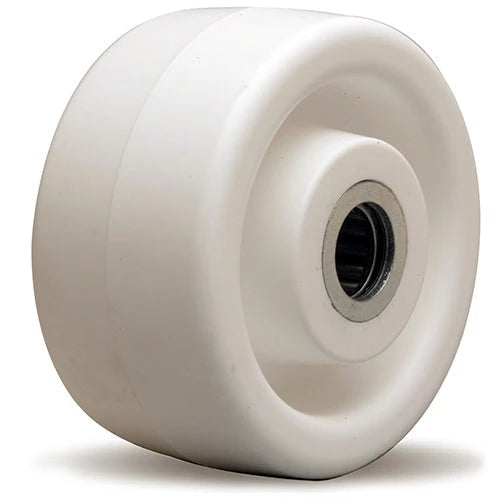 Hamilton Aqualite Polyolefin (75D) Wheel W-420-AH-1/2 - 4” Diameter, 2" Wide, 2 3/16" Hub Length with 1/2" Straight Roller Bearing - High Performance Industrial Wheel Hamilton