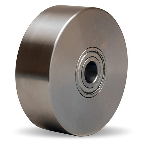 4" Diameter Stainless Steel Caster Wheel - 800 lb Capacity - 3/4" Bore Hamilton