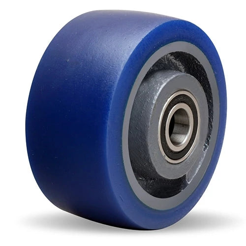 Hamilton W-420-SPB-1/2 Ergo-Glide Polyurethane Wheel - 4" Diameter, 85A on Cast Iron - Smooth, Durable & Versatile Hamilton