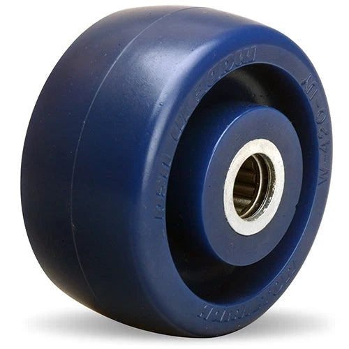 Hamilton Unilast Solid Polyurethane Wheel W-420-UY-5/8 - 4" Diameter, 2" Width, 75D Hardness, 5/8" Straight Roller Bearing - Durable & Versatile for Industrial Use Hamilton
