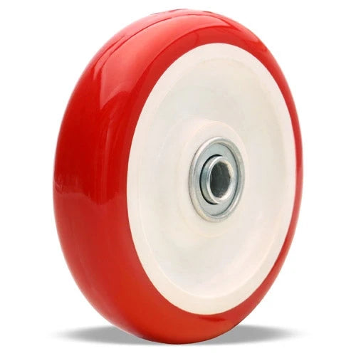Hamilton 5-Inch Poly-Tech Polyurethane on Polypropylene Wheel - 350 lbs Load Capacity, 1 1/4-Inch Width, 1 5/8-Inch Hub with 1/2-Inch Ball Bearing Hamilton