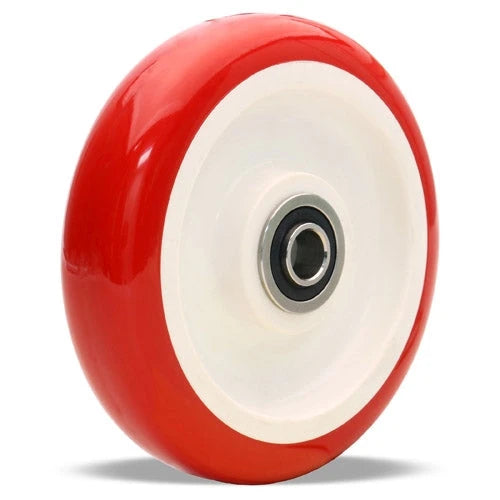 Hamilton Poly-Tech 5-Inch Wheel - 350 lbs Load Capacity, Polyurethane on Polypropylene, 1 1/4" Width, 1 5/8" Hub with 1/2" Stainless Steel Bearing Hamilton