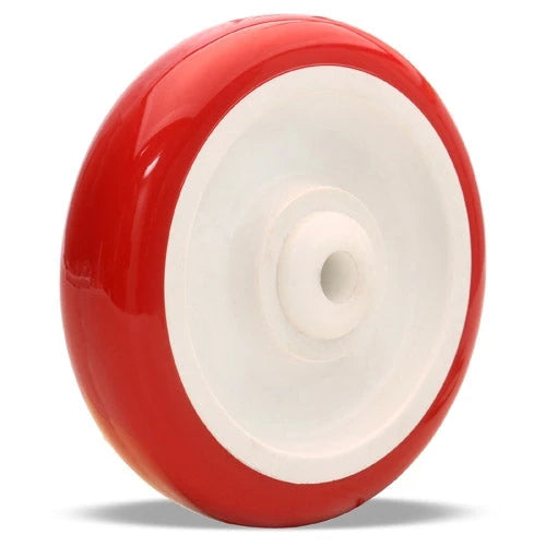 Hamilton 5 Inch Poly-Tech Polyurethane Wheel on Polypropylene Core - 350 lbs Load Capacity, 1.25" Wide with 1.5" Hub, 1/2" Delrin Bearing - Durable Industrial Casters Hamilton
