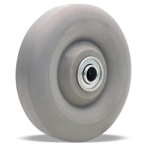 Hamilton Versa-Tech Gray Rubber Wheel 5x1.25x1.625 with 275 lbs. Load Capacity Hamilton