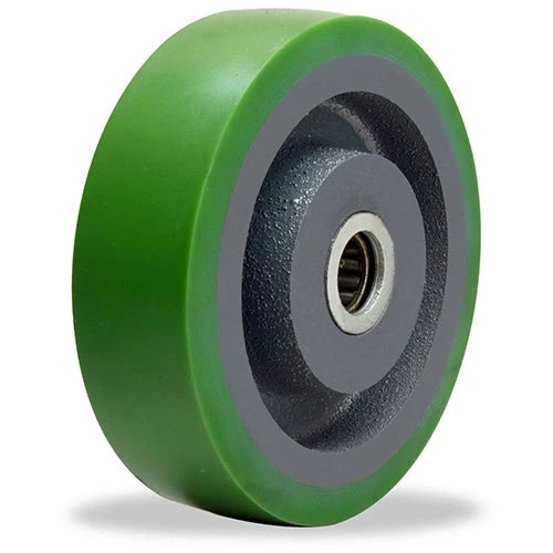 Hamilton Duralast Polyurethane (95A) on Cast Iron Wheel 5" Diameter x 1 1/2" Wide x 1 3/4" Hub Length with 1/2" Sealed Precision Ball Bearing: High-Performance, Durable, and Versatile for Heavy-Duty Applications Hamilton