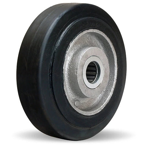 Hamilton 5" Moldon Neoprene Rubber Caster Wheel with 240 lbs. Load Capacity Hamilton