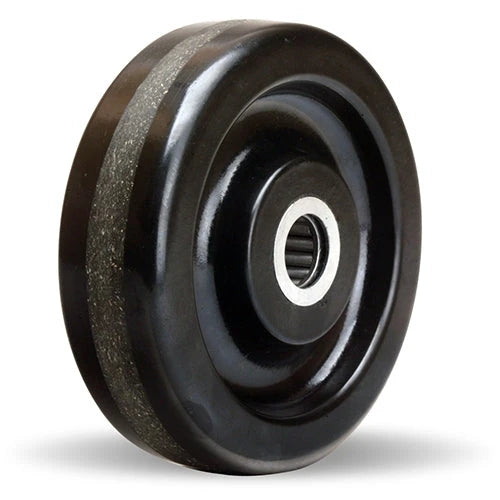 Hamilton Plastex Phenolic Wheel W-515-P-3/4 - 5” Diameter, 1 1/2" Wide, 1 5/8" Hub Length with 3/4" Straight Roller Bearing for Industrial Mobility Hamilton