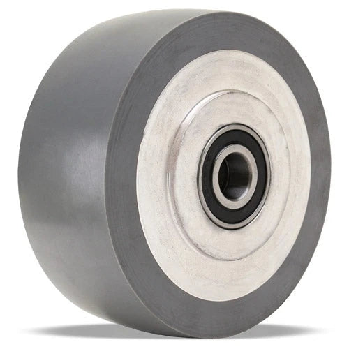 Hamilton DuraGlide-AGV 5" Polyurethane Wheel on Aluminum - W-520-AGV-GB95-1/2 with Sealed Precision Bearings for AGV Systems Hamilton