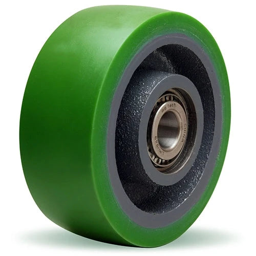 Hamilton W-520-DT-3/4 Duralast Polyurethane Wheel - 5" Diameter, Heavy-Duty Cast Iron, Precision Roller Bearing Hamilton