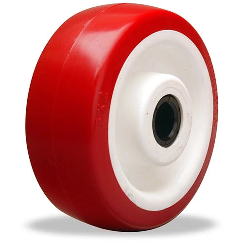 Hamilton Poly-Tech 5" Wheel - 600 lbs Capacity, 95A Polyurethane on Polypropylene, 2" Wide with 3/4" Delrin Bearing Hamilton