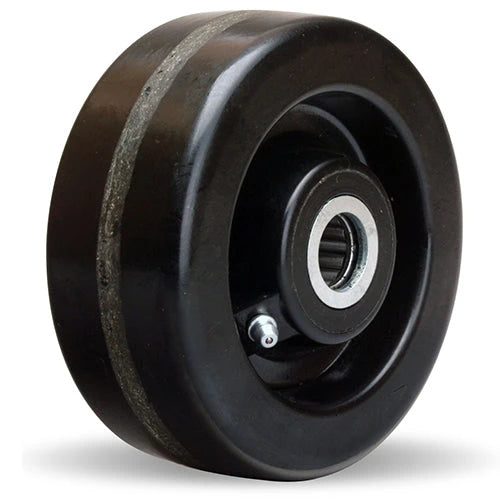 Hamilton Plastex Phenolic Wheel 5"x2" W-520-P-1/2 with 1/2" Straight Roller Bearing - Heavy-Duty & Durable for Industrial Use Hamilton