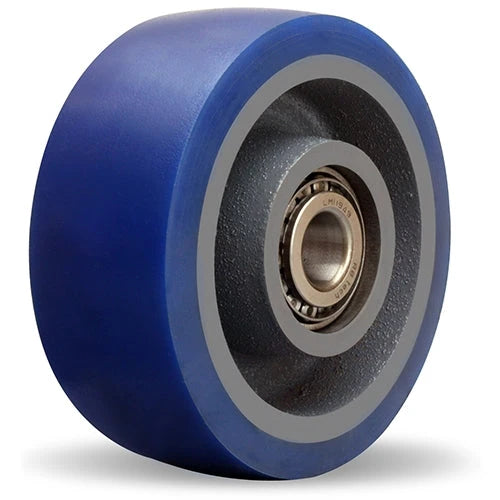 Hamilton W-520-SPT-3/4 Ergo-Glide Polyurethane Wheel - 5" x 2" Cast Iron Core with Precision Tapered Roller Bearing Hamilton
