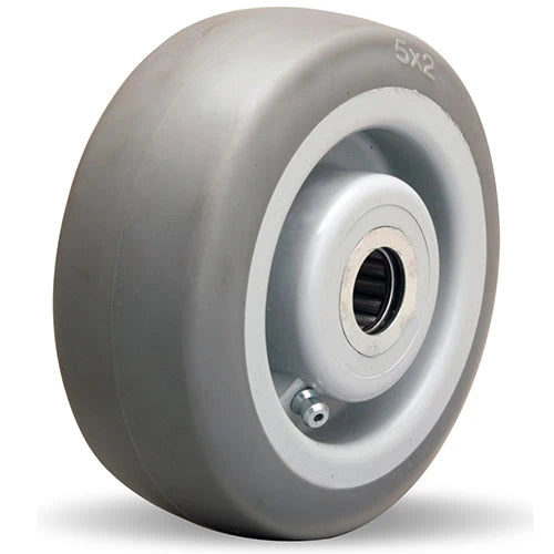 Hamilton Versa-Tech Gray Rubber Wheel 5x2 - 350 lbs. Load Capacity Hamilton