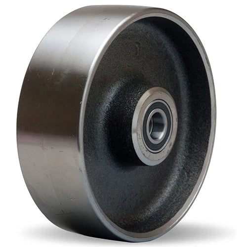 Hamilton Forged Steel Wheel W-6-FSB-1/2 - 6” Diameter, 2" Wide, 2 1/4" Hub Length with 1/2" Precision Ball Bearing - Superior Industrial Mobility Hamilton
