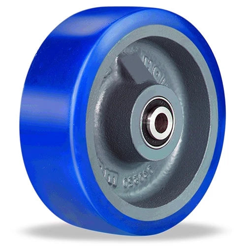 Hamilton W-615-SPT-3/4 Ergo-Glide Wheel - 6" Polyurethane on Cast Iron, Precision Tapered Roller Bearing, Durable and Floor-Safe Hamilton