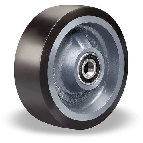 Hamilton Duralast XC70 Polyurethane on Cast Iron Wheel 6x2" - Heavy Duty, Precision Tapered Roller Bearing for Industrial Use Hamilton