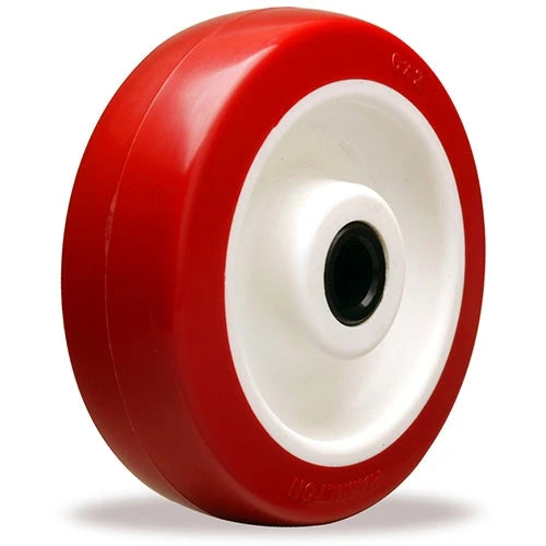 Hamilton Poly-Tech 6 Inch Diameter, 2 Inch Wide Polyurethane (95A) on Polypropylene Wheel - 800 lbs Load Capacity, 2 3/16 Inch Hub Length, 3/4 Inch Delrin Bearing - W-620-NFZ-3/4 Hamilton