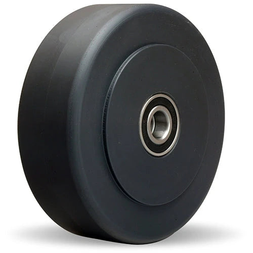 Hamilton Unilast Solid Polyurethane Wheel 6" x 2" x 2 1/2" Hub, 1100 lbs Load Capacity, Stainless Steel Precision Ball Bearing - W-620-UYSB-1/2 Hamilton