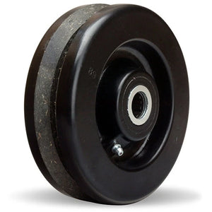 Hamilton 6" x 2" Phenolic V-Grooved Wheel – 750 lb