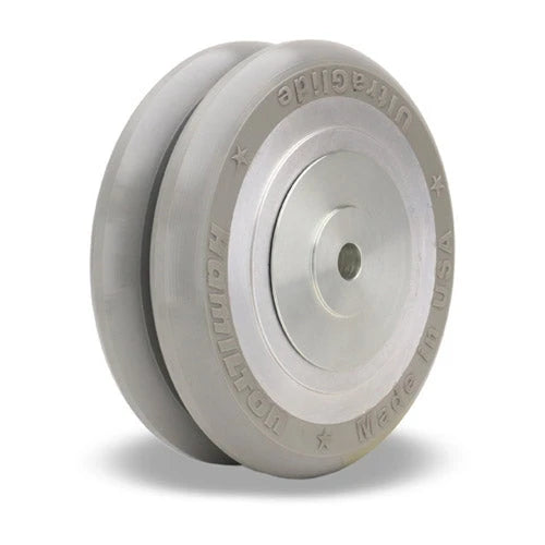 Hamilton W-620-SWC95-1/2 UltraGlide Caster - 6" Twin-Wheel with Polyurethane Crown Tread & Aluminum Core, Precision Bearings Hamilton