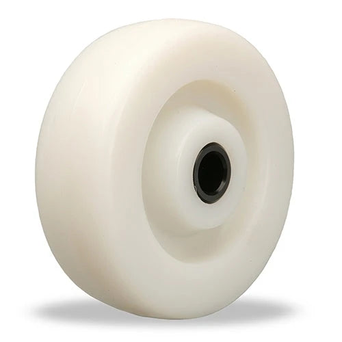 Hamilton W-620-WNZ-3/4 White Nylon Wheel - Premium Caster Wheel with 6" Diameter, 2" Wide, 2 3/16" Hub Length, and 3/4" Delrin Bearing - Ideal for Commercial and Residential Casters Hamilton