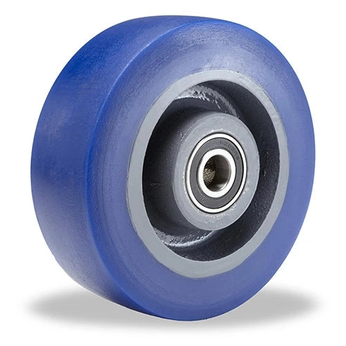 Hamilton Ergo-Glide XT 6" Wheel - 1300 lbs Capacity, 2" Wide Polyurethane on Cast Iron, 2 1/2" Hub, 1/2" Precision Bearings Hamilton