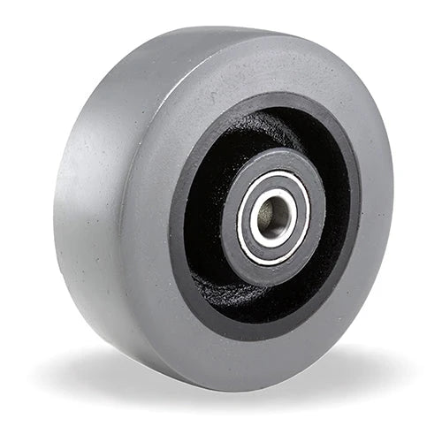 Hamilton Dura-Glide 6" Polyurethane on Cast Iron Wheel W-621-GT95-3/4 - Heavy-Duty 2" Wide with Tapered Roller Bearings Hamilton