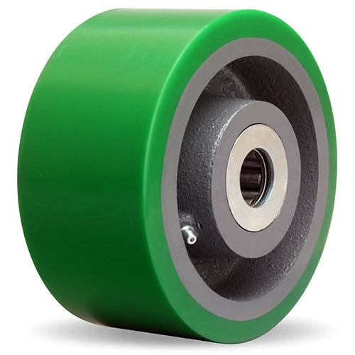 Hamilton 2200 lbs Capacity Wheel - 6" Duralast Polyurethane on Cast Iron, 3" Wide, 3 1/4" Hub, 1" Bearing Hamilton