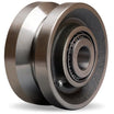 Hamilton 6" x 3" Forged Steel V-Grooved Wheel – 10000 lb | CasterHQ