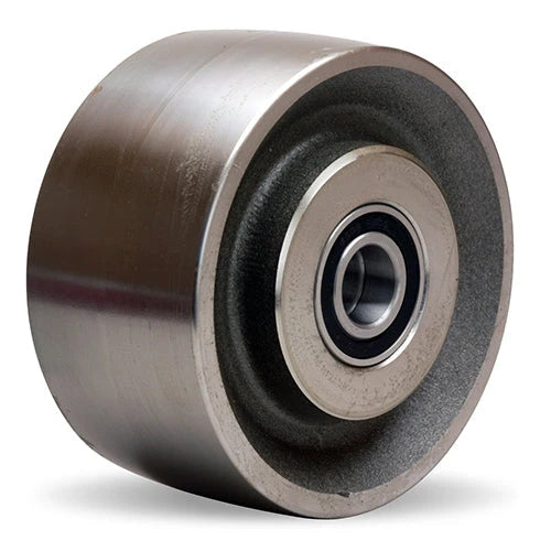 Hamilton 6" Diameter x 3" Wide Forged Steel Wheel, 4000 lbs Load Capacity, High Heat 750°F Resistant with 3/4" Precision Ball Bearing - W-630-HFSB-3/4 Hamilton