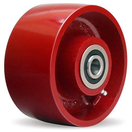 High-Temperature Stainless Steel Metal Wheel - W-630-HMB-3/4 - 6" Diameter x 3" Wide x 3 1/2" Hub - Up to 750F - Precision Ball Bearings Hamilton