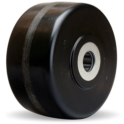 Hamilton Plastex Phenolic Wheel W-630-P-1 | 6" x 3" Heavy-Duty Industrial Caster with 1" Straight Roller Bearing Hamilton
