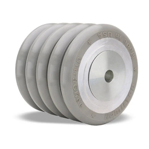 Hamilton W-650-SWC95 UltraGlide Caster - Heavy-Duty 6" Polyurethane Wheel on Aluminum Core with Precision Bearings Hamilton
