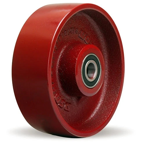 Heavy-Duty 1500 lb Capacity 7-inch Metal Caster Wheel with 1/2-inch Precision Ball Bearing Hamilton