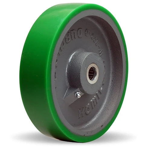 Heavy Duty Hamilton Duralast Polyurethane Cast Iron Wheel 8" x 2" x 2 3/4" - High Load Capacity 1500 lbs. Hamilton