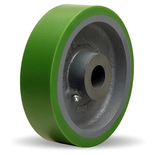Hamilton W-820-DL-1-3/16 Wheel - 8" Durable Polyurethane on Cast Iron, Heavy-Duty 2" Wide Wheel for Industrial Use Hamilton