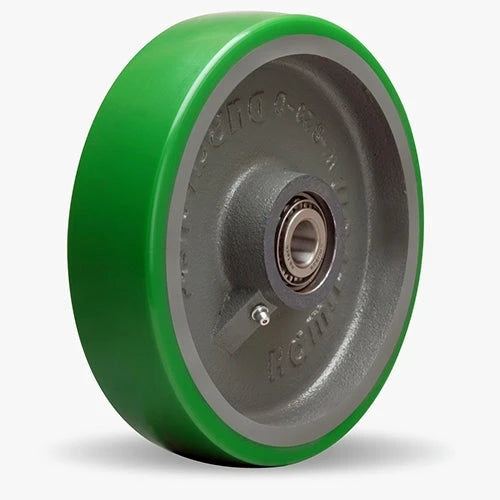 Hamilton W-820-DT-3/4 Heavy-Duty Wheel - 8" Duralast Polyurethane on Cast Iron, Precision Roller Bearing for Industrial Use Hamilton