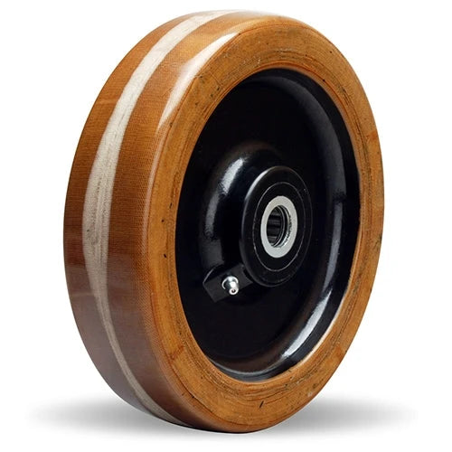 Hamilton 8" Laminated Plastex Phenolic Wheel with 1750 lbs. Load Capacity and 1/2" Straight Roller Bearing Hub Hamilton