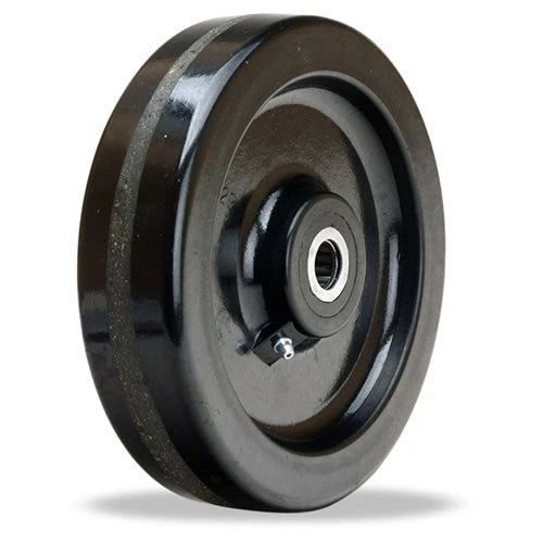 Hamilton Plastex Phenolic Wheel W-820-P-5/8 - 8" Diameter Heavy-Duty Wheel with 5/8" Straight Roller Bearing for Industrial Use Hamilton