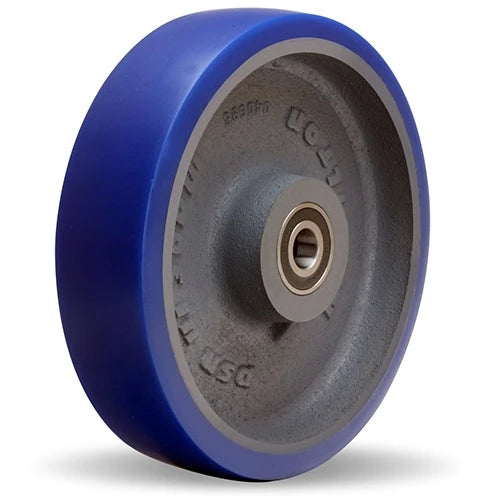 Hamilton W-820-SPB-1/2 Ergo-Glide Polyurethane Wheel - 8" Heavy-Duty Cast Iron Core with Precision Ball Bearing for Industrial Efficiency Hamilton