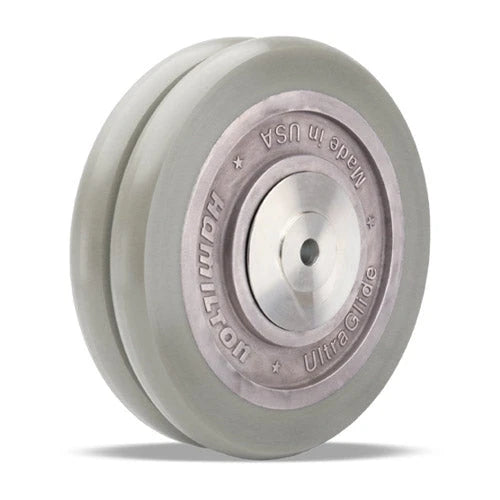Hamilton W-820-SWC95-1/2 Twin-Wheel UltraGlide Caster - 8" Polyurethane Crown Tread, Aluminum Core, Precision Ball Bearing Hamilton